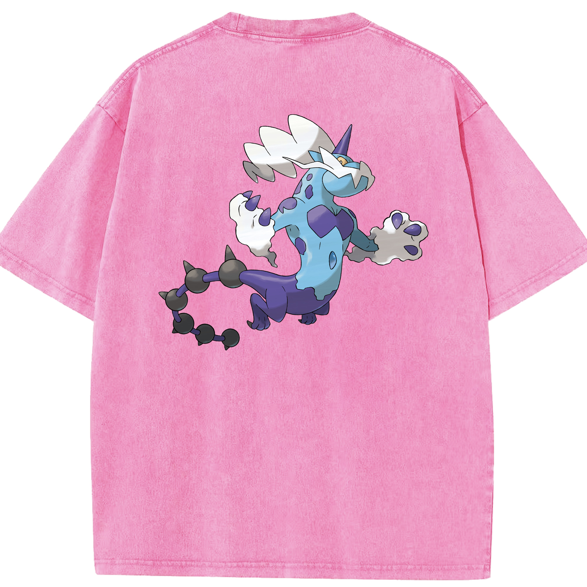 （画像用） ポケットモンスター Pokémon 綿100% ヴィンテージ風 半袖Tシャツ（背面プリント）